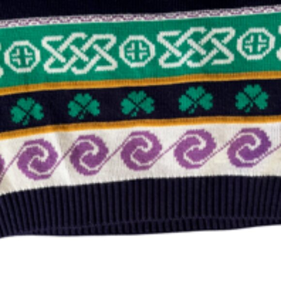 Vintage 90's Wollen Mills Family Company Women's Irish Sweater - Picture 8 of 12